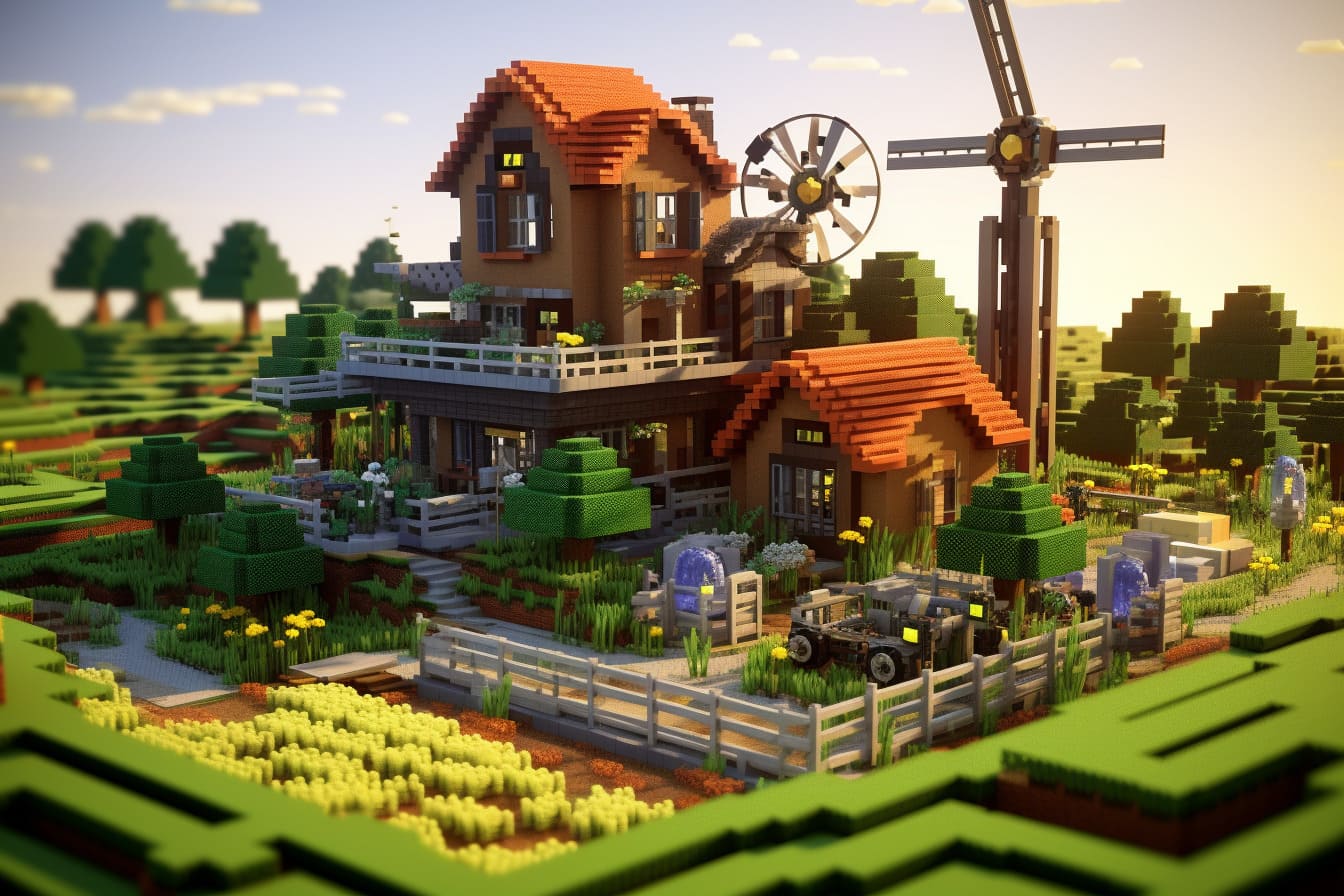 Automatic Farm in Minecraft