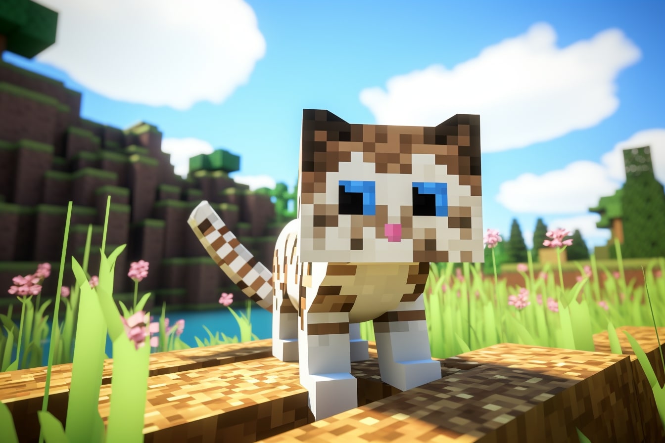 Cat Breeding in Minecraft