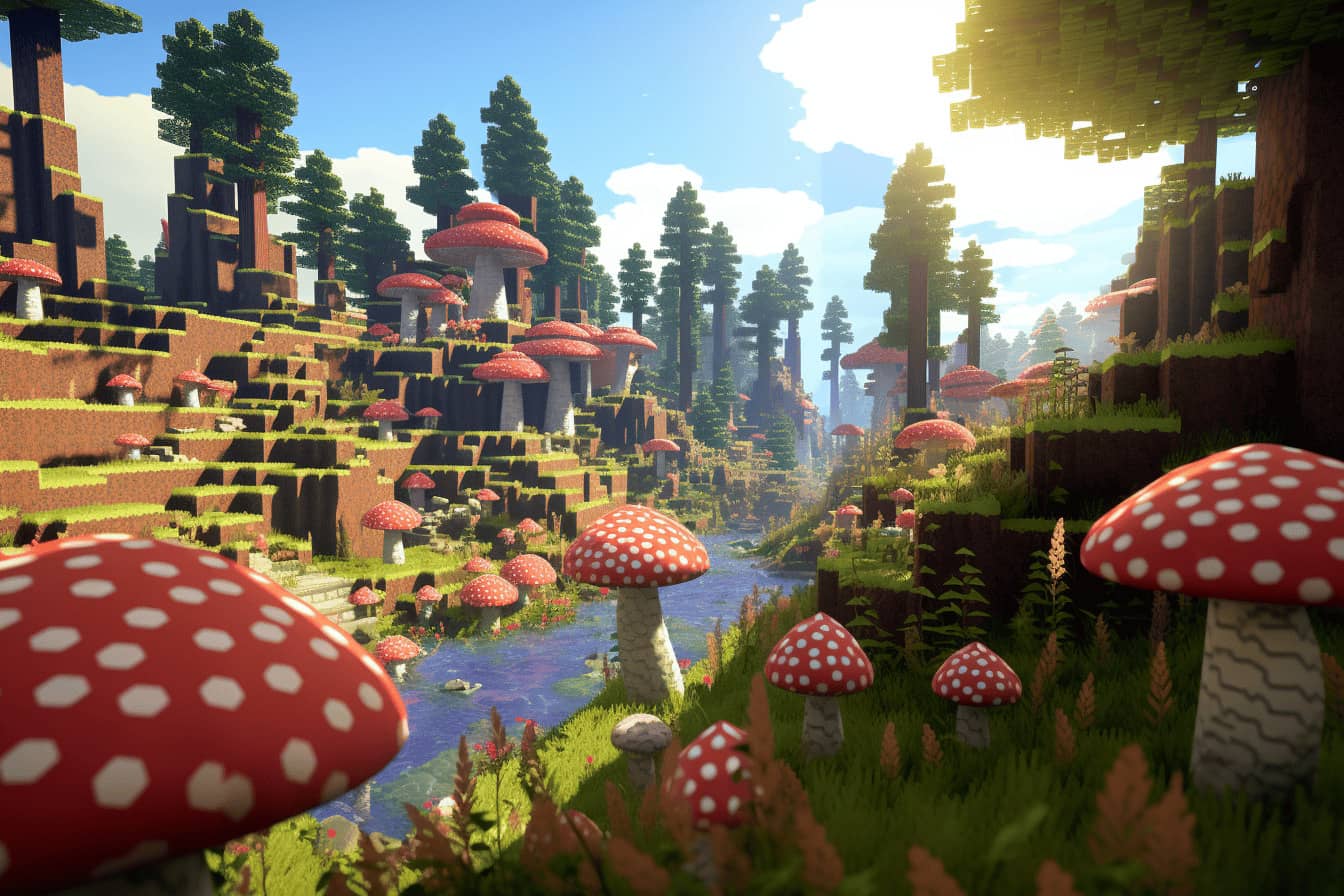 Discover the Mushroom Biome in Minecraft