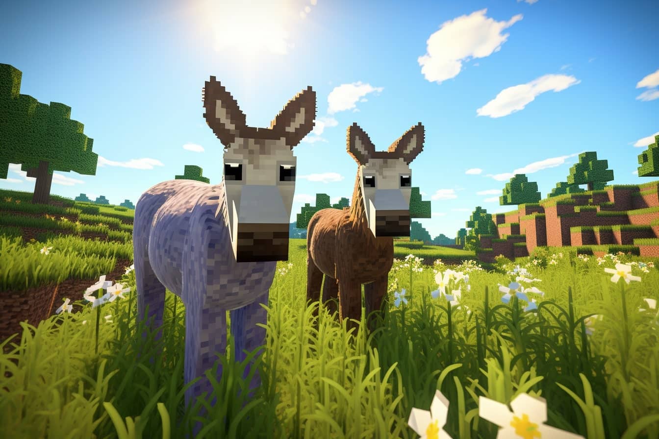 Donkey Breeding in Minecraft