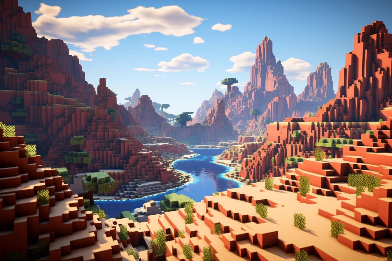 Finding Badlands Biome in Minecraft