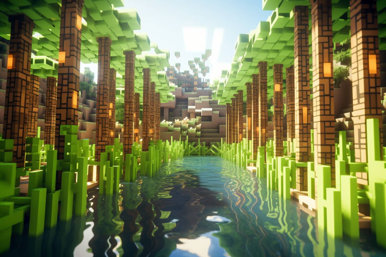 Grow Bamboo in Minecraft