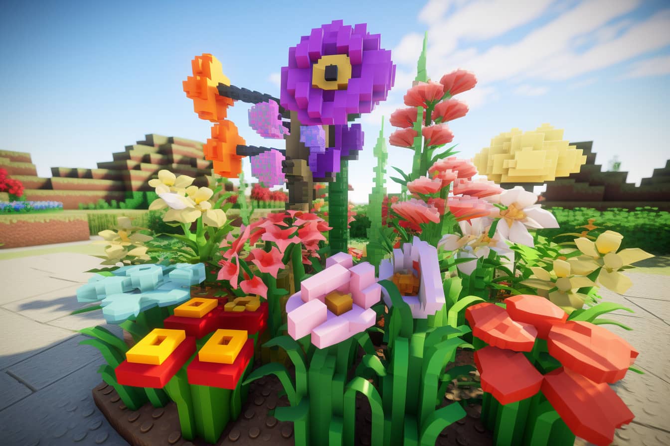 Grow Flowers Minecraft