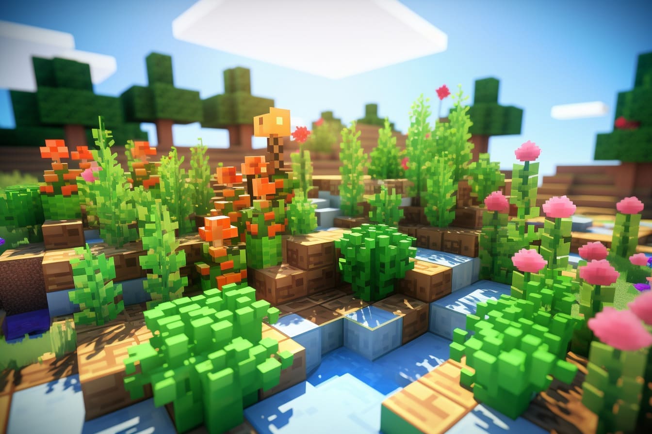Grow Plants in Minecraft
