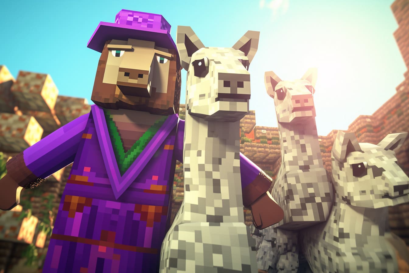 How to Tame a Trader Llama in Minecraft