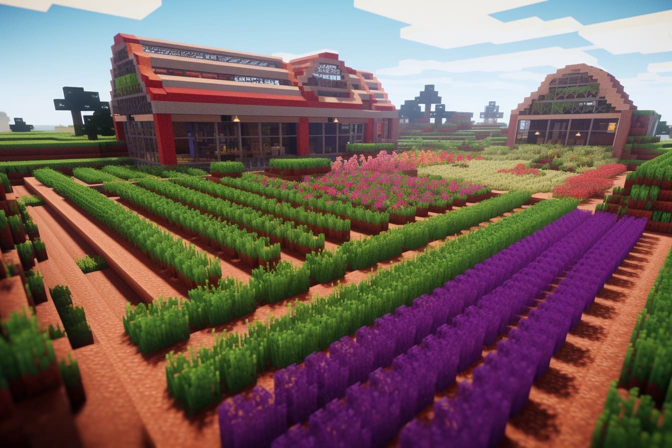 Minecraft Beetroot Farm