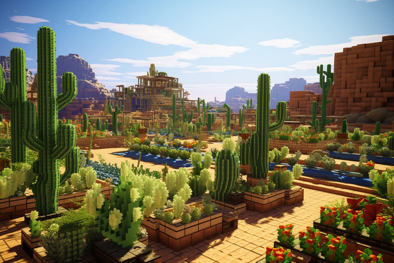 Minecraft Cactus Farms
