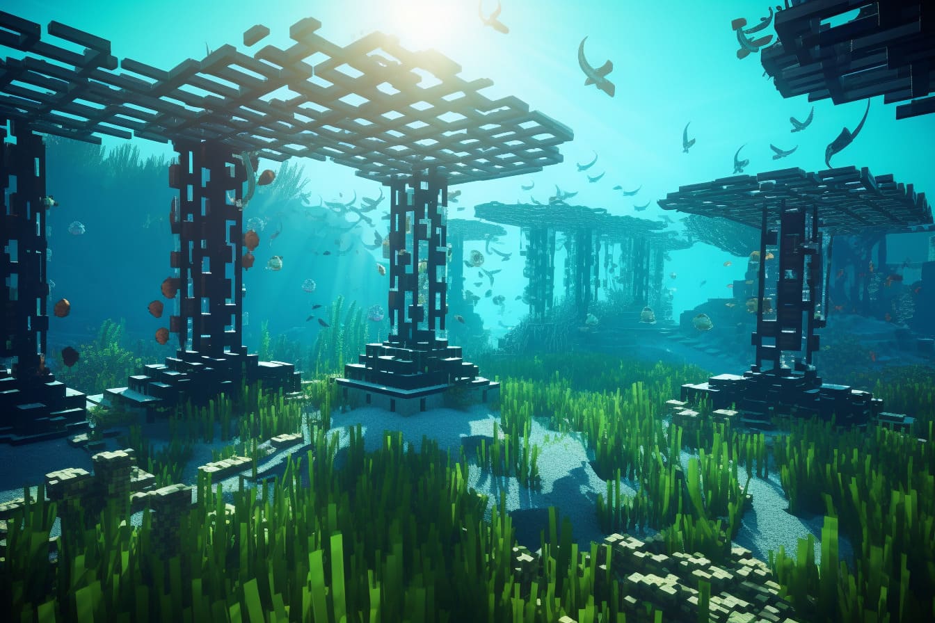 Minecraft Kelp Farm