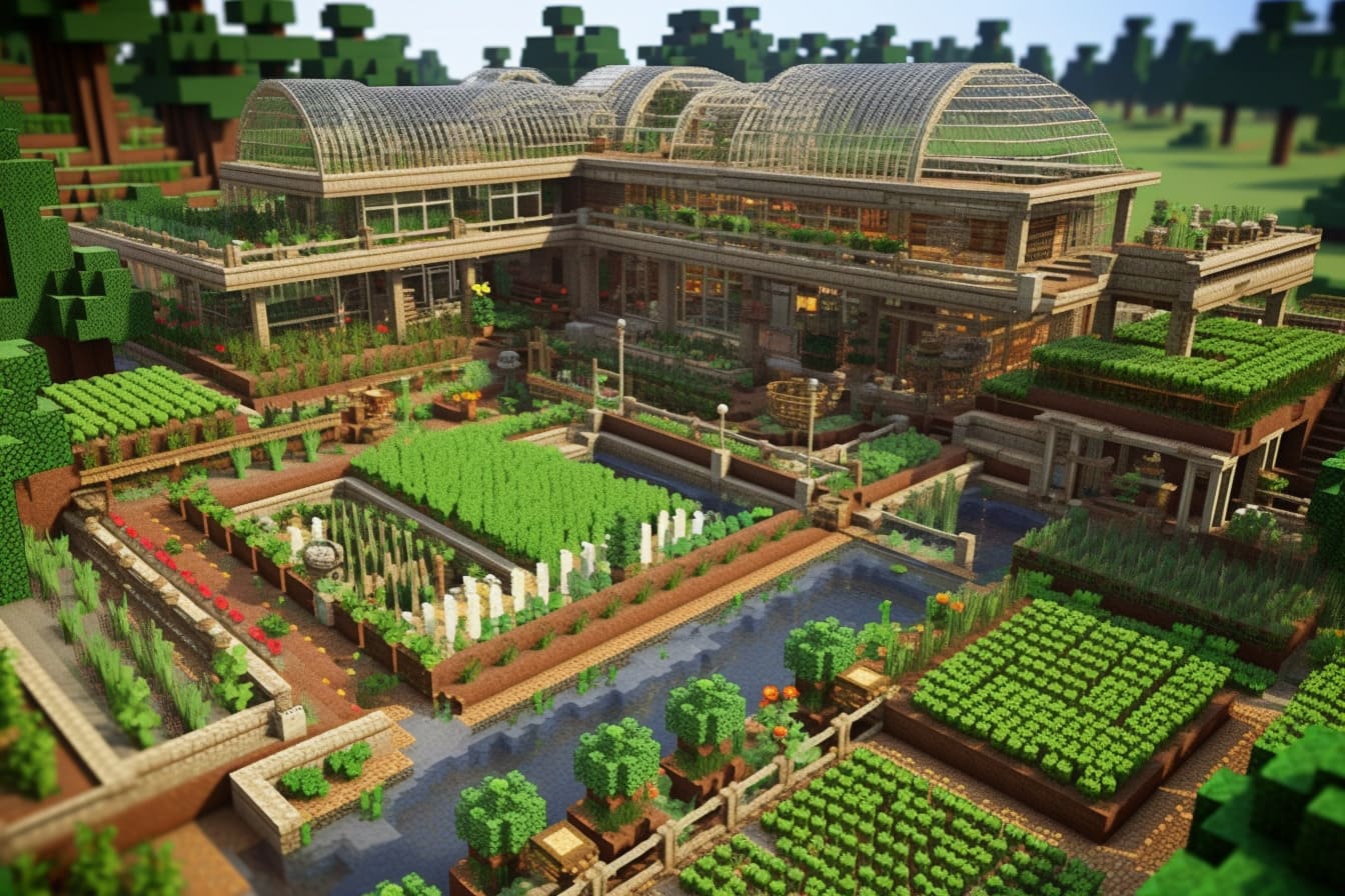 Minecraft Plant Farm