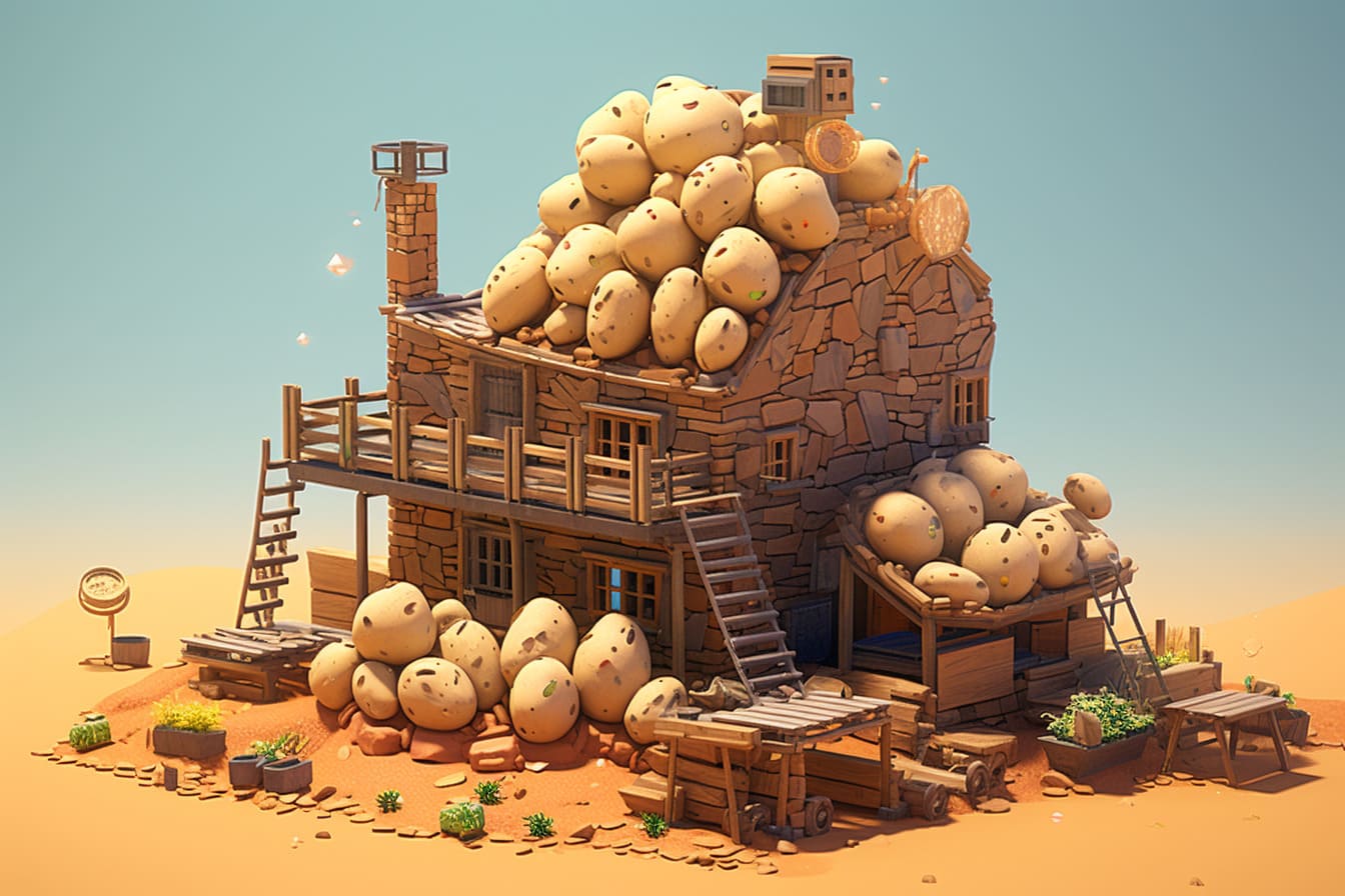 Minecraft Potato Farm