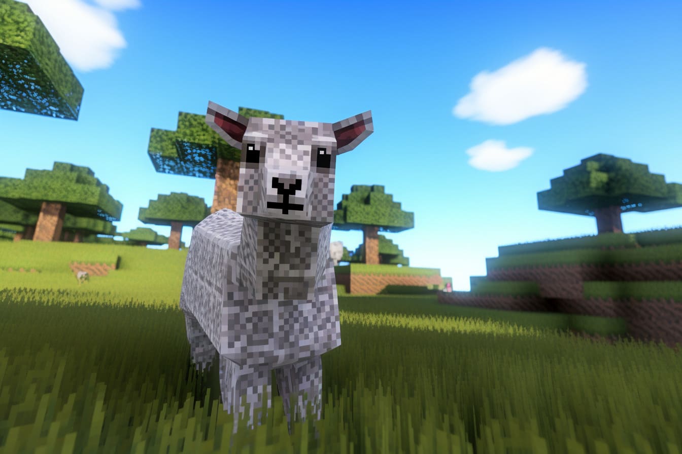 Taming a Llama in Minecraft