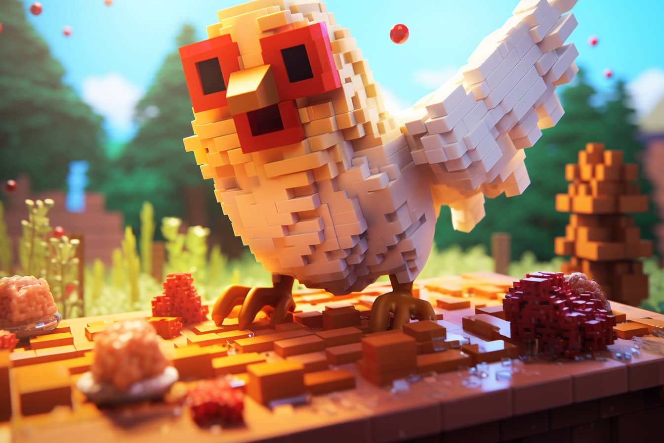 What Do Chickens Eat in Minecraft