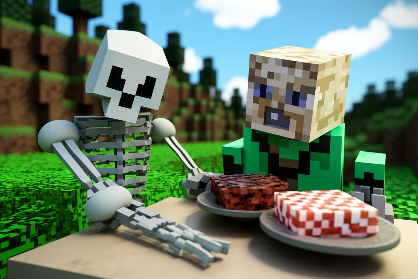 What Do Skeletons Eat in Minecraft