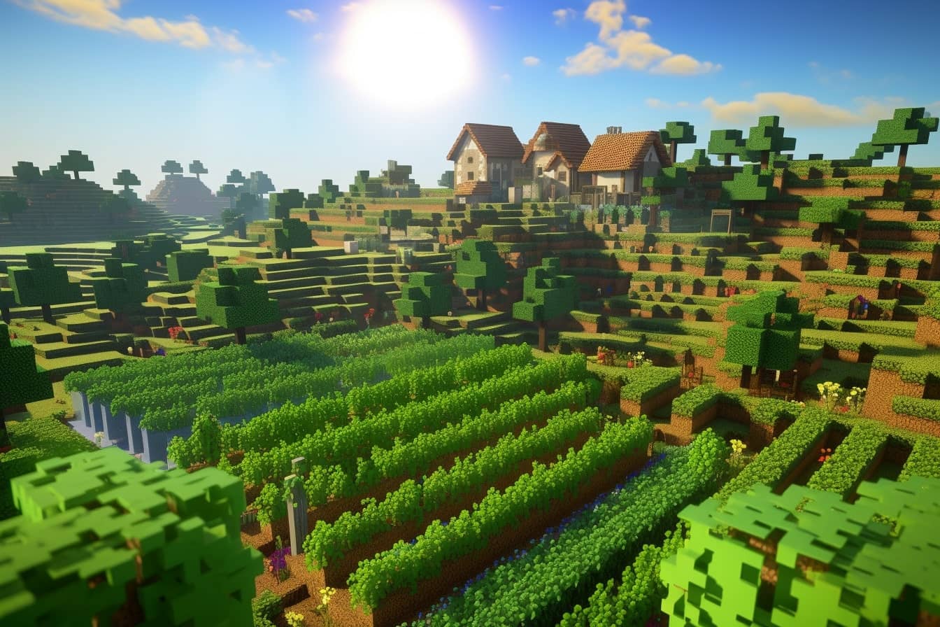 Grow Virtual Crops Minecraft