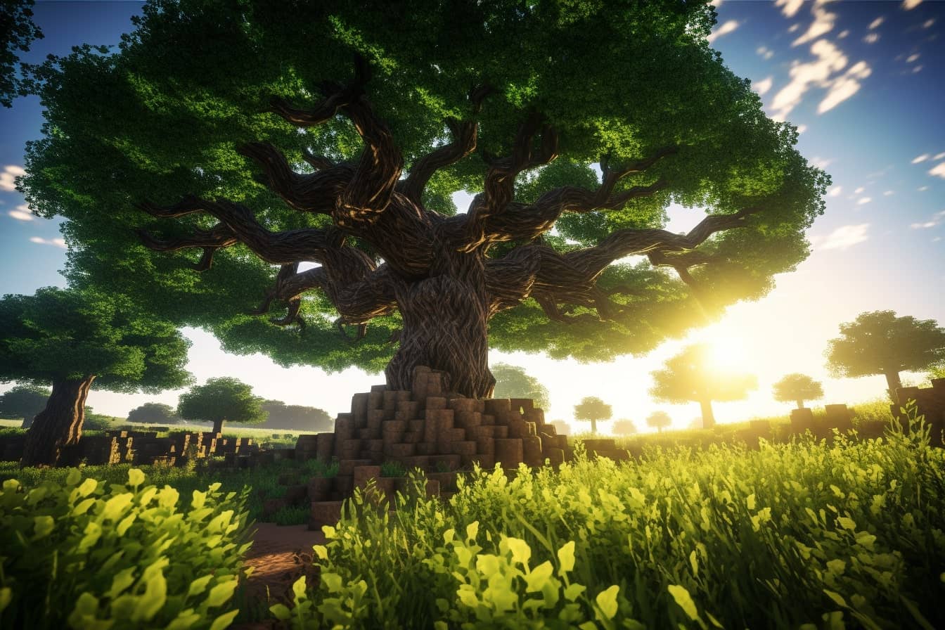 Growing Dark Oak Trees Minecraft
