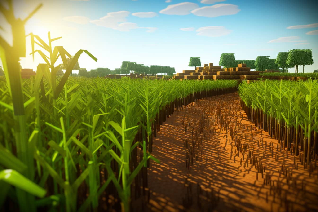 Growing Sugarcane in Minecraft