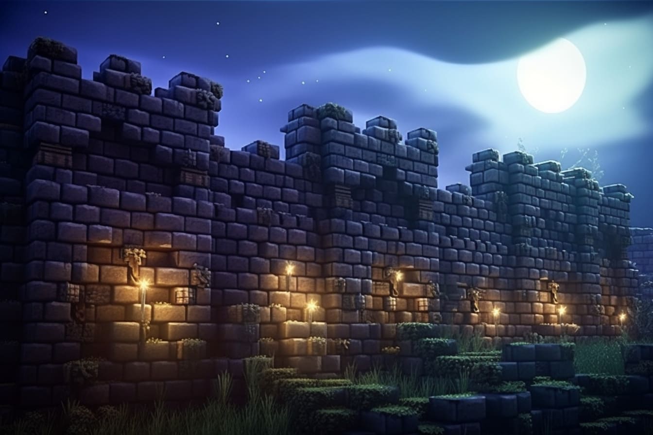 Minecraft Building walls