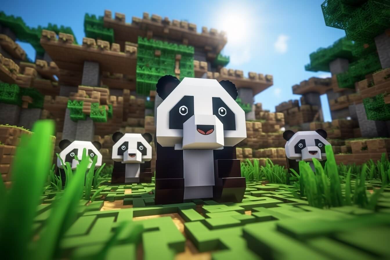 Panda Breeding in Minecraft