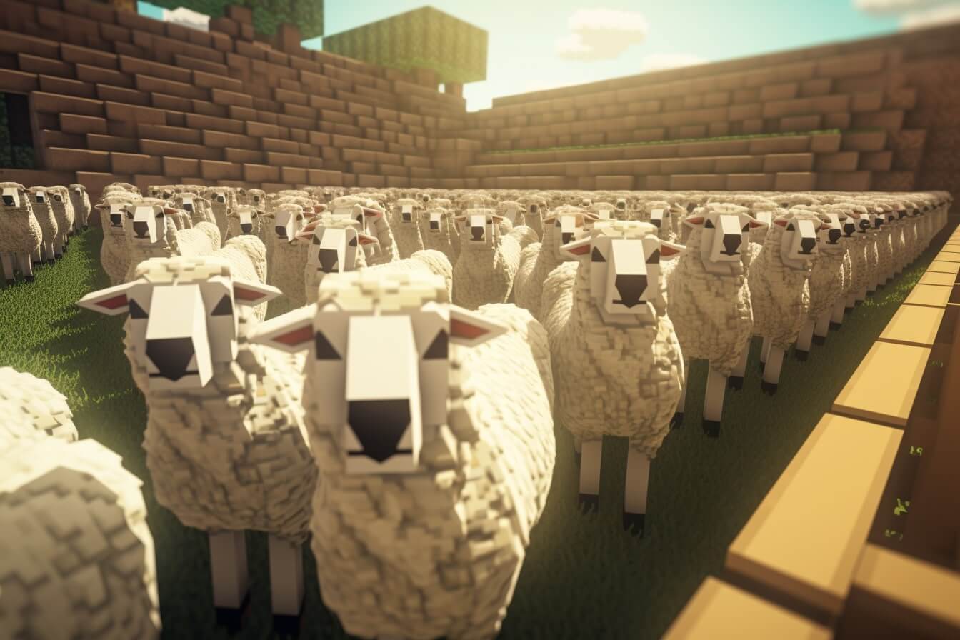 Sheep Breeding in Minecraft