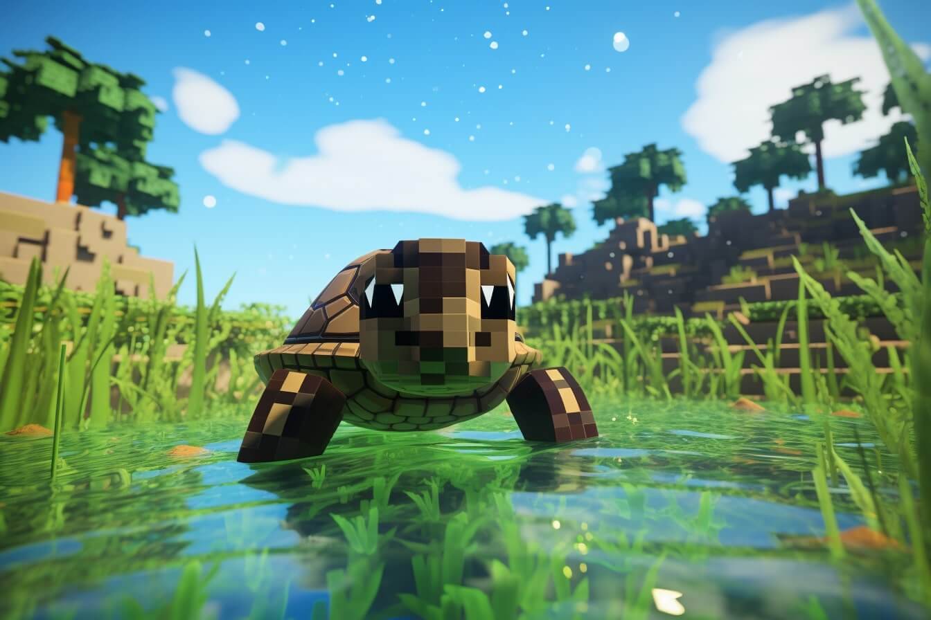 Turtle Breeding in Minecraft